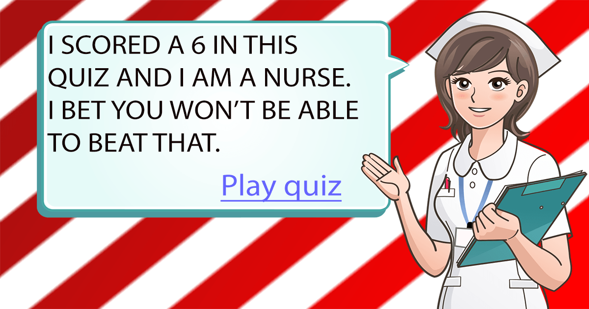 Can You Beat Me In This Medical Quiz 