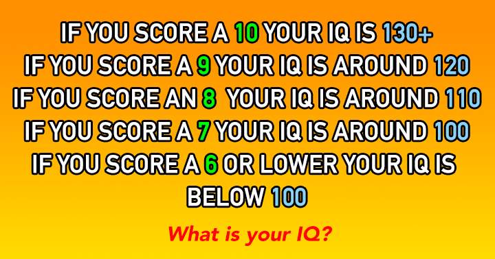 Who can score an 8 or higher?