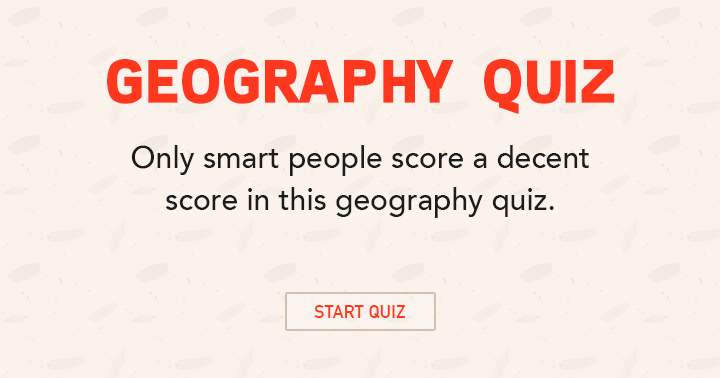 Are you a smart person? Then show  us your knowledge with this science quiz!