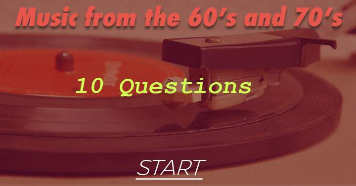 Pre 70's music quiz, can you answer them all correctly? 