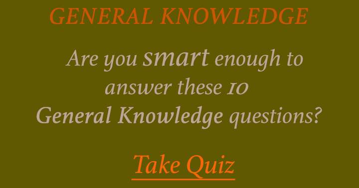 General Knowledge Quiz