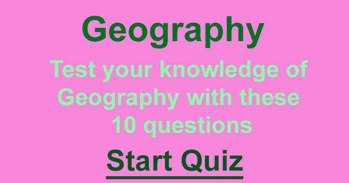 Geography Quiz