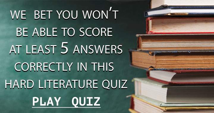 Banner for Literature Quiz