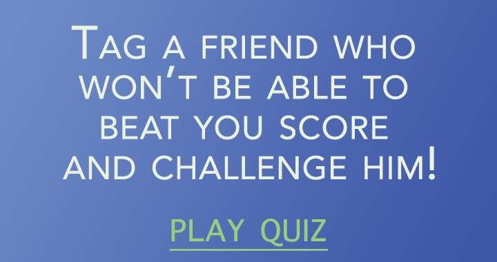 Tag a friend who won't beat your score! 