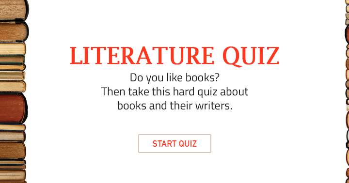 Banner for Quiz about books and it's writers.