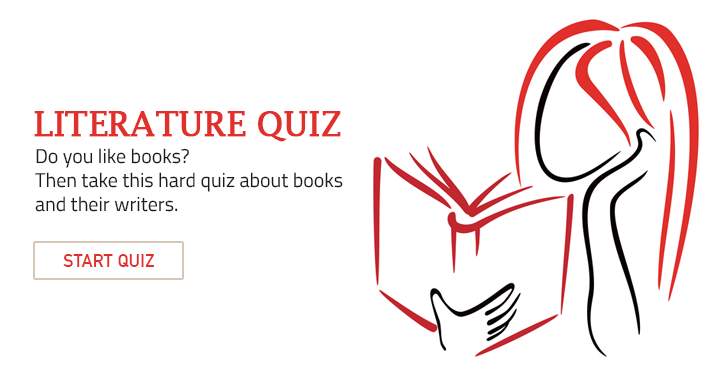 Banner for This quiz is for bookworms only. Otherwise you won't make a change.