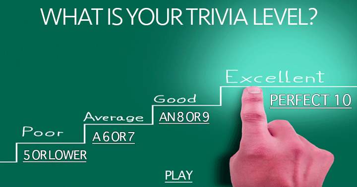 What is your trivia level?