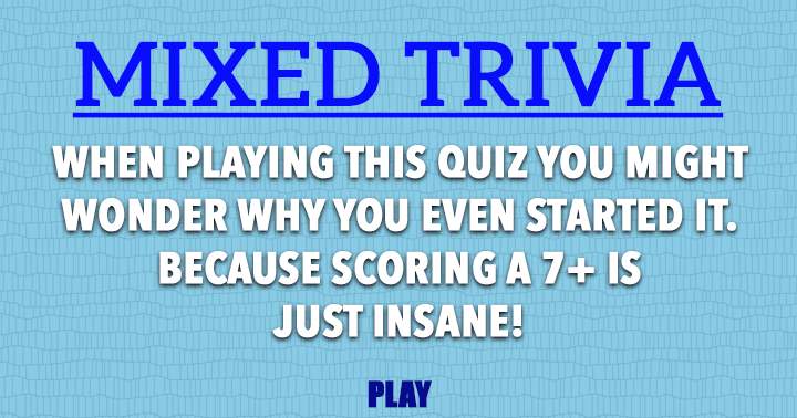 You can start this quiz but can you finish it?