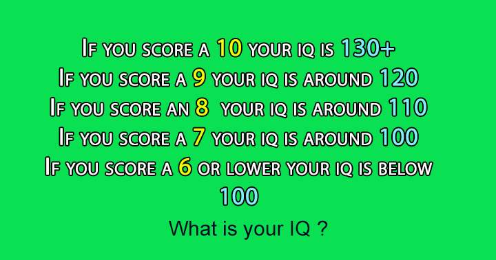 Test your IQ