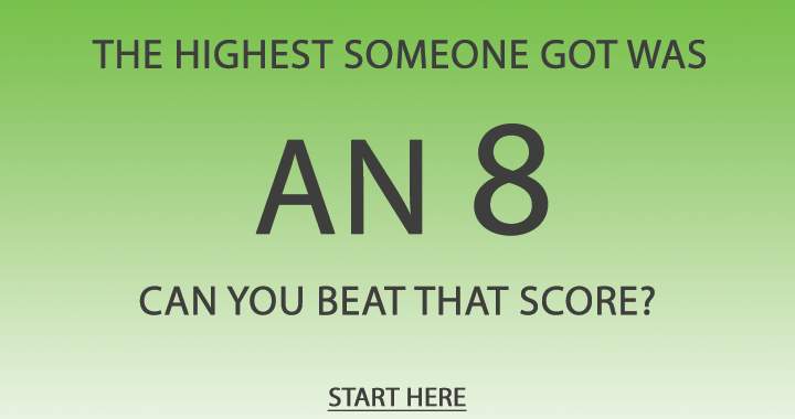 Can you beat this score?