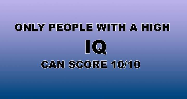 Test your IQ