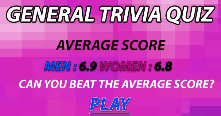 Can you beat the average score?