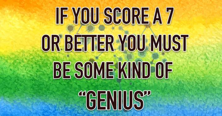 Are you a genius?