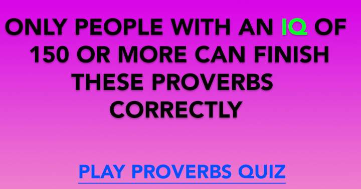 Banner for Quiz on Proverbs.