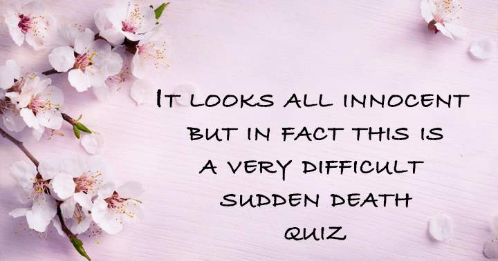 Banner for Does this quiz pertain to sudden deaths that are innocent?