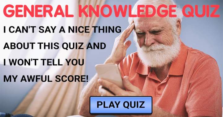 Banner for Quiz on general knowledge.