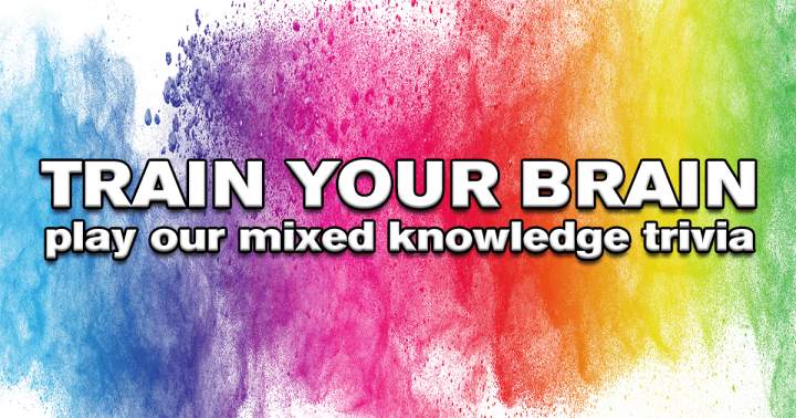 Banner for Quiz with a blend of questions from different fields.