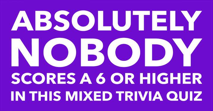 Banner for Trivia Quiz with a Mix of Questions