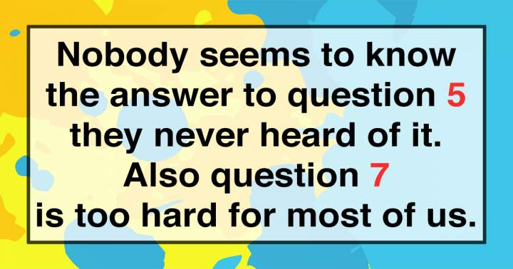Banner for Is it possible for you to answer all 10 questions accurately?