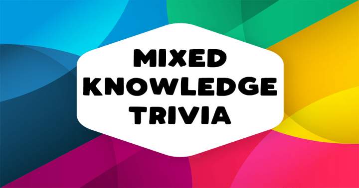 Banner for Trivia on a Mixture of Knowledge.
