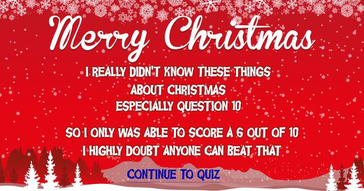 Banner for Are you aware of these details about Christmas? (2018)