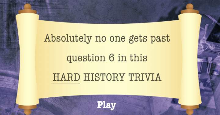 'Challenging Historical Trivia'