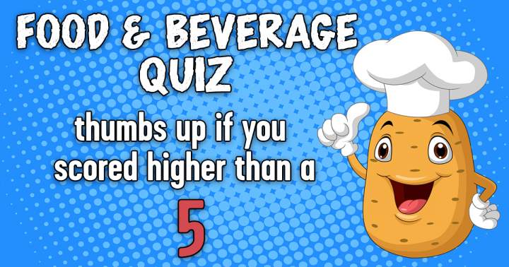 Banner for Quiz about Food & Beverage