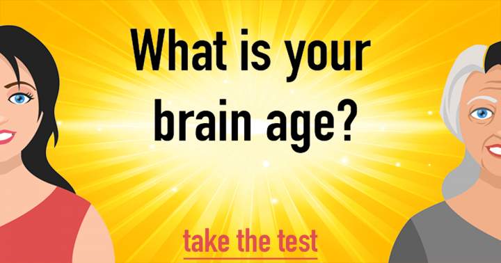 Test your brain's age with these 10 questions.