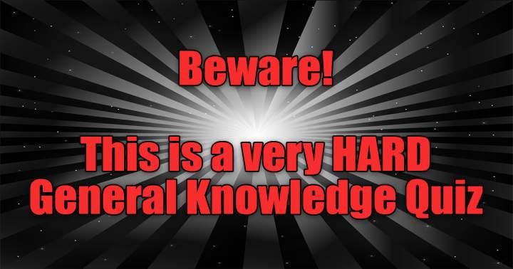 Banner for Challenging General Knowledge Quiz