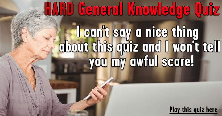 Banner for Challenging General Knowledge Quiz