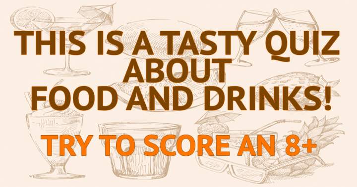 Banner for Quiz on Delicious Food and Beverages