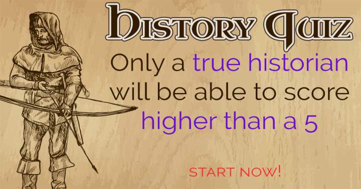 Banner for Challenging History Quiz.