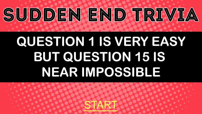 Banner for Sudden End Almost Impossible