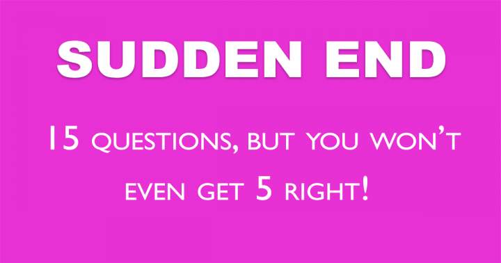 Banner for Quiz abruptly concludes.