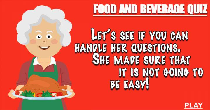 Banner for Quiz on Food and Beverages