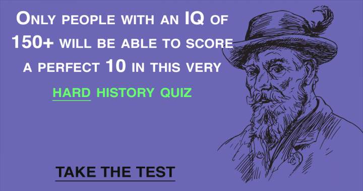 Challenging History Quiz