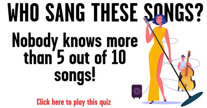 Banner for Can you identify the singers of these songs?
