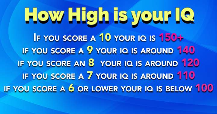Banner for Try this intelligence test.