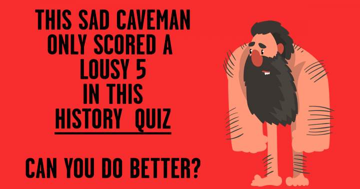 Banner for Quiz on historical events.