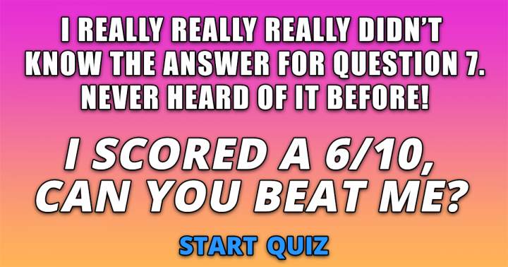 Trivia Quiz with a Mix of Questions