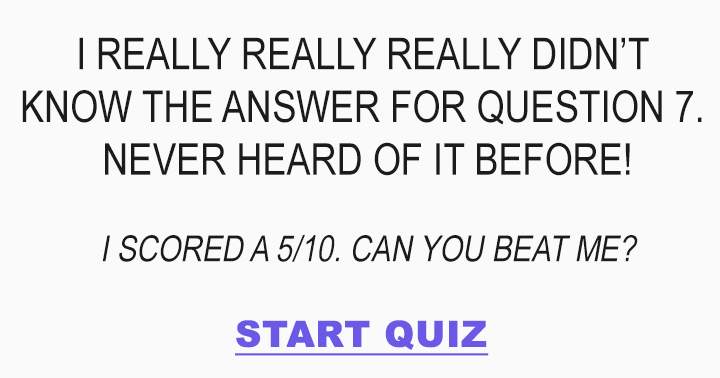 Banner for Can you surpass my score of 5 out of 10?