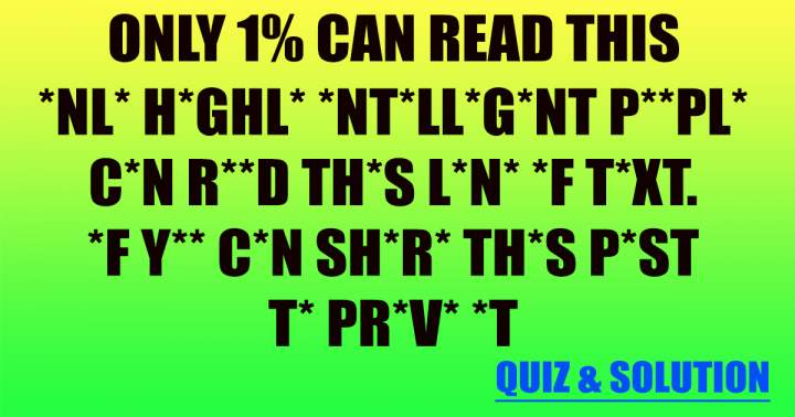 Banner for Quiz on General Knowledge