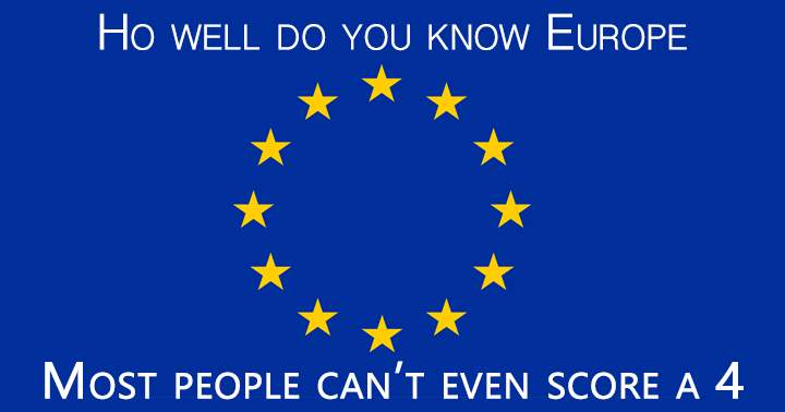 Intelligence test for Europeans.