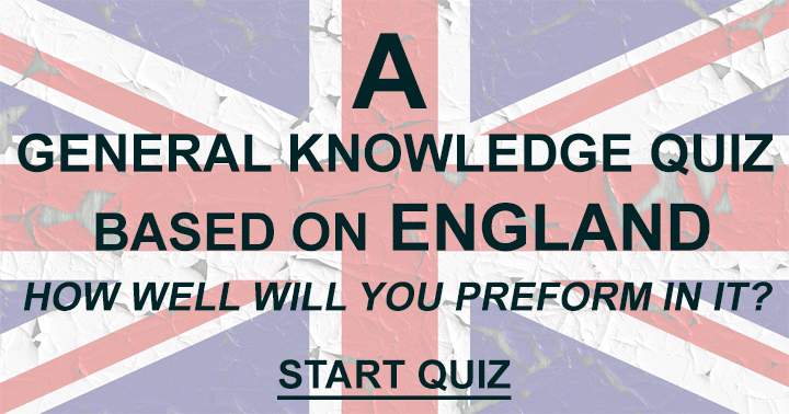 'Quiz testing general knowledge in English!'