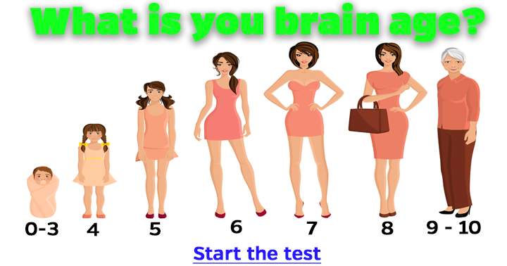 Banner for Take this quiz and find out the age your brain has reached.