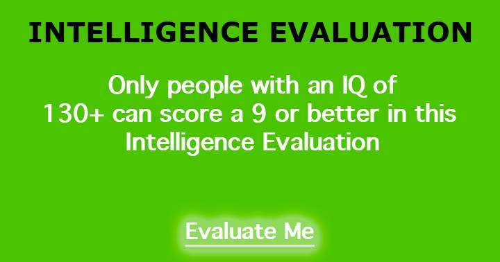 Intelligence Assessment