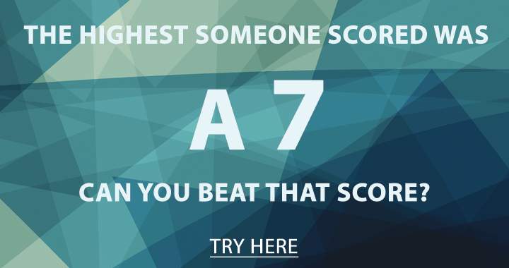 Banner for Share if you achieve a score of 7 or higher.