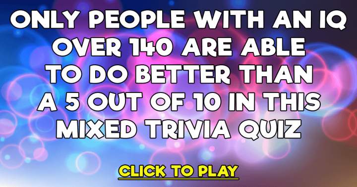Banner for Trivia Quiz with a Mix