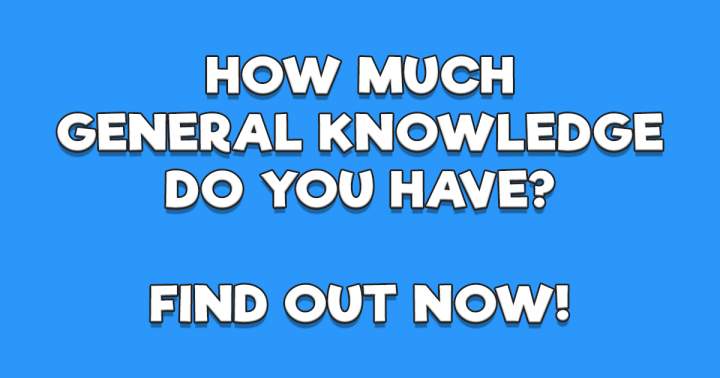 Banner for Quiz on General Knowledge.