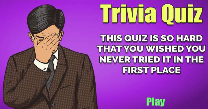 Challenging Trivia Quiz